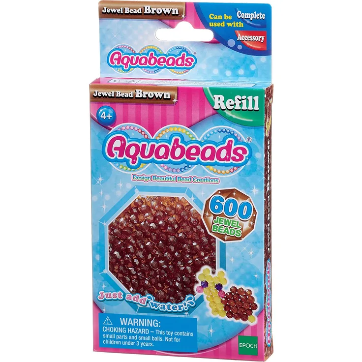 Aquabeads - 32738 - Braune Glitzerperlen