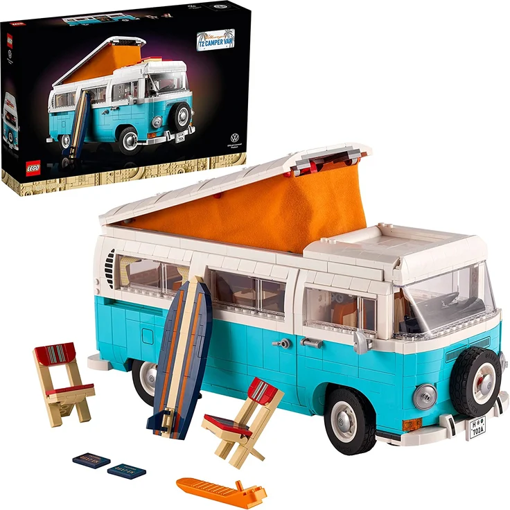 Lego Icons 10279 'Volkswagen T2 Campingbus', 2207 Teile, ab 18 Jahren – Bild 1