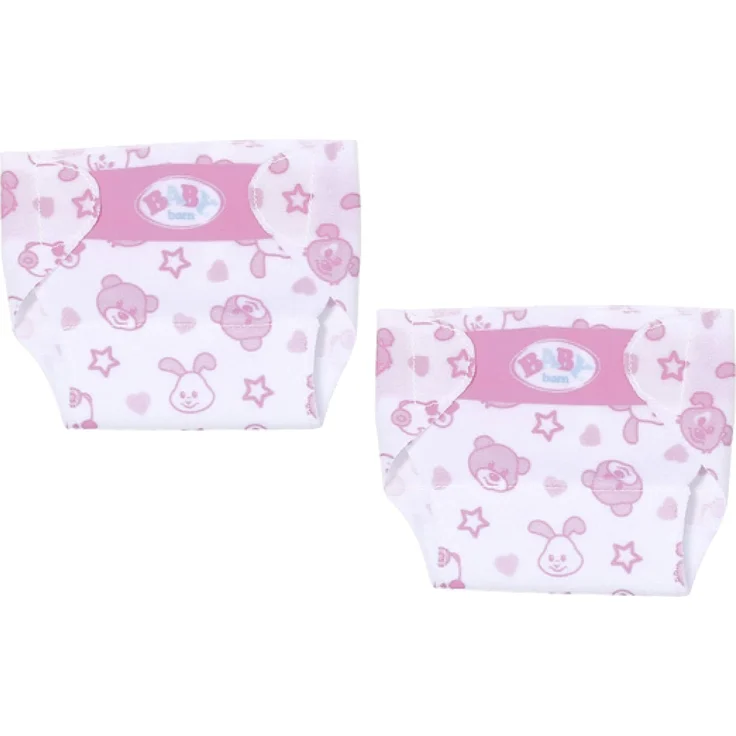 Zapf Creation 828908 BABY born Little Windeln 2 Stück, Puppenzubehör 36 cm – Bild 1