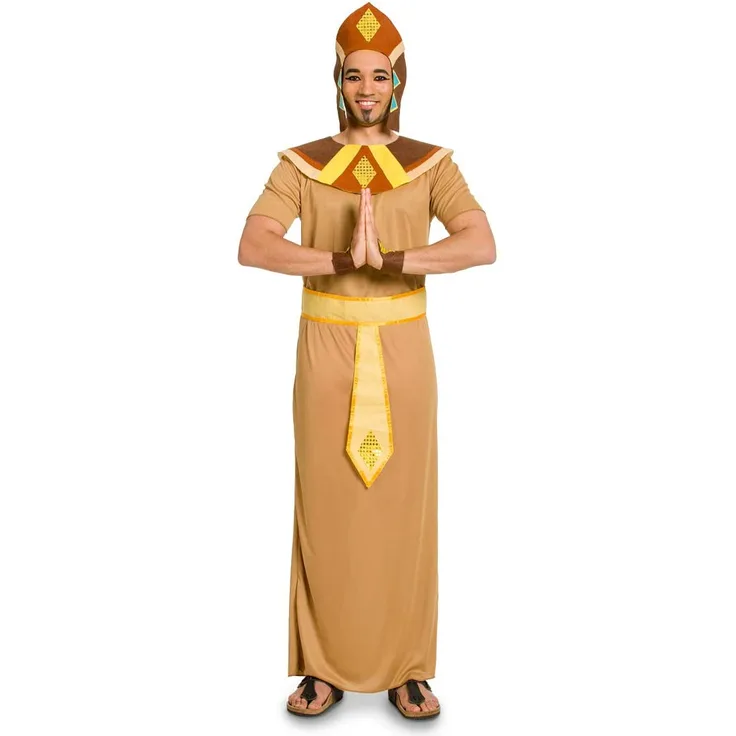 Folat 63353 Kostüm Ägypter für Erwachsene, 5-teilig, XL/XXL, Hellbraun