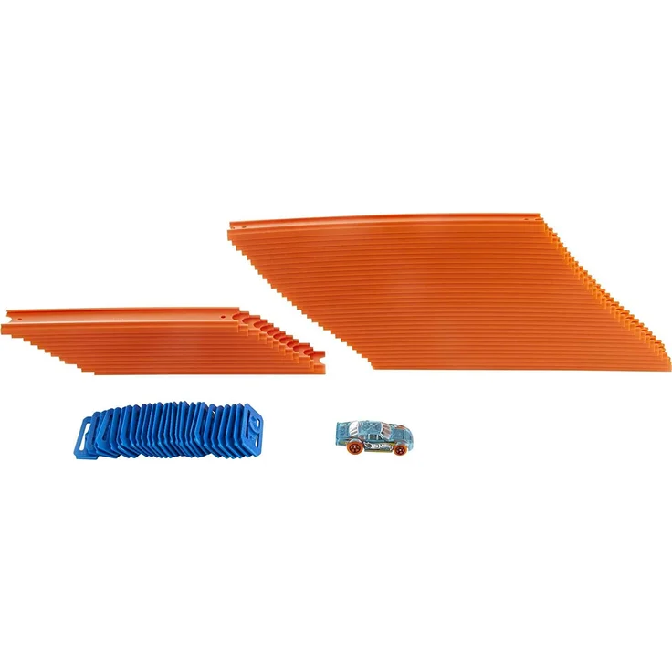 Hot Wheels FTL69 - ​Auto und Mega Track Pack, Spielzeug Autorennbahn ab 4 Jahren – Bild 5
