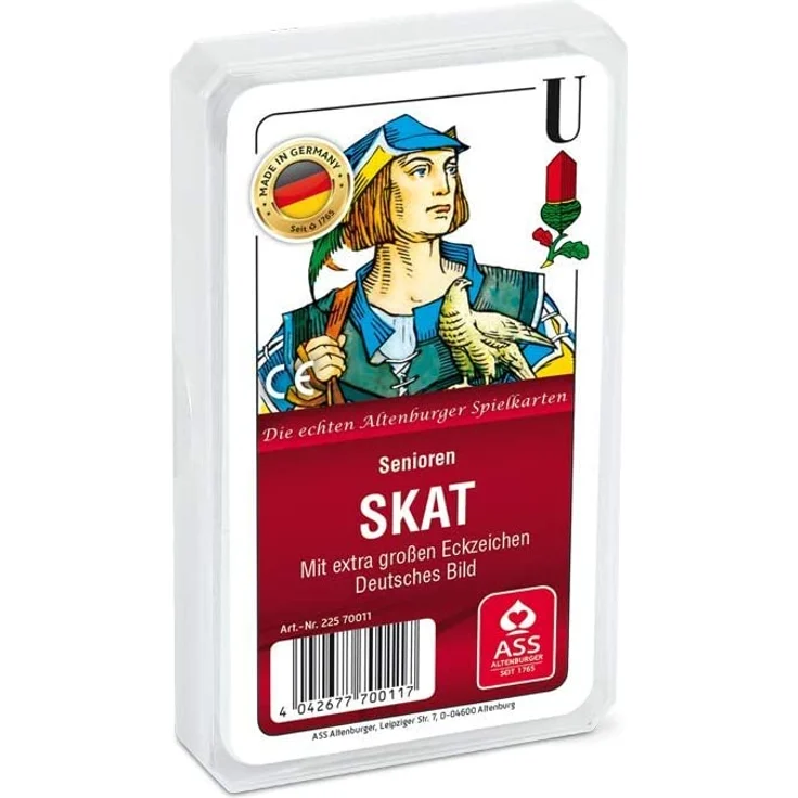 ASS Altenburger 22570011 - Senioren Skat - Deutsches Bild Kornblume, Kartenspiel – Bild 1