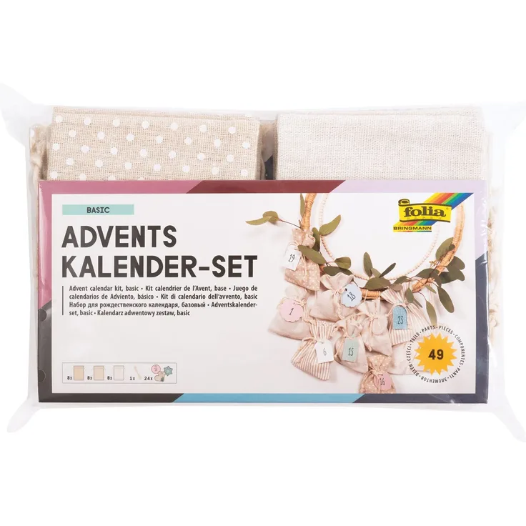 Adventskalender-Set Basic mit Motivdruck