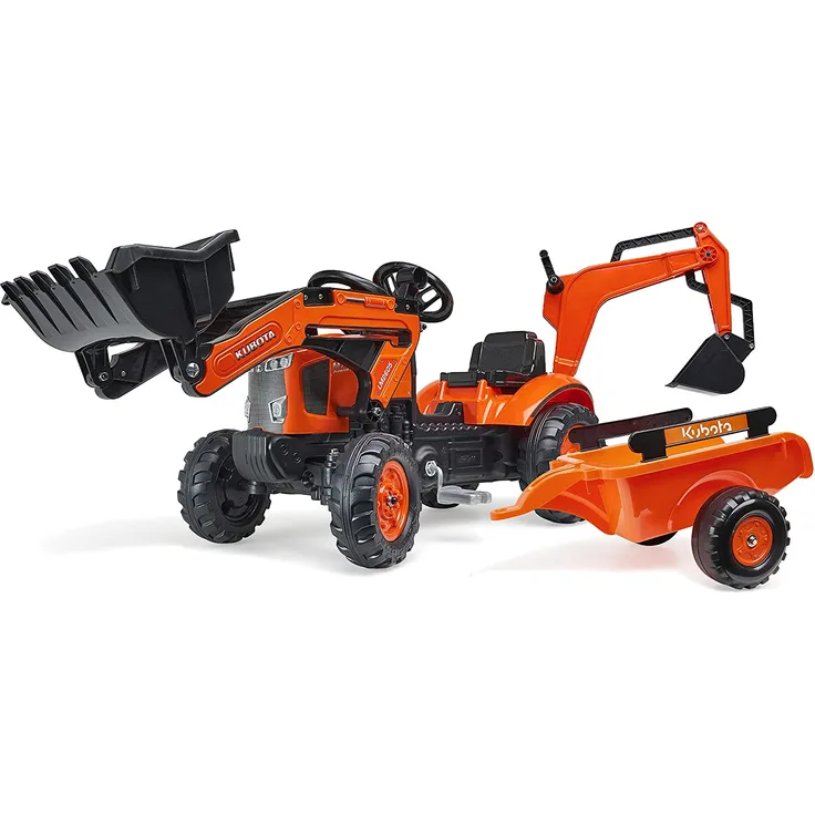 FALK Kubota Bagger inkl. Wagen (808-062)