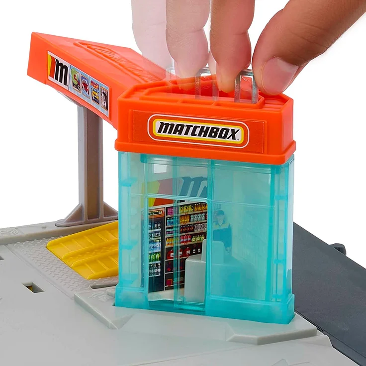 Matchbox Action Drivers Super Clean Car Wash Autowäsche 3 Jahr(e) Akkus/Batterien enthalten LR44 Mehrfarbig Kunststoff – Bild 3