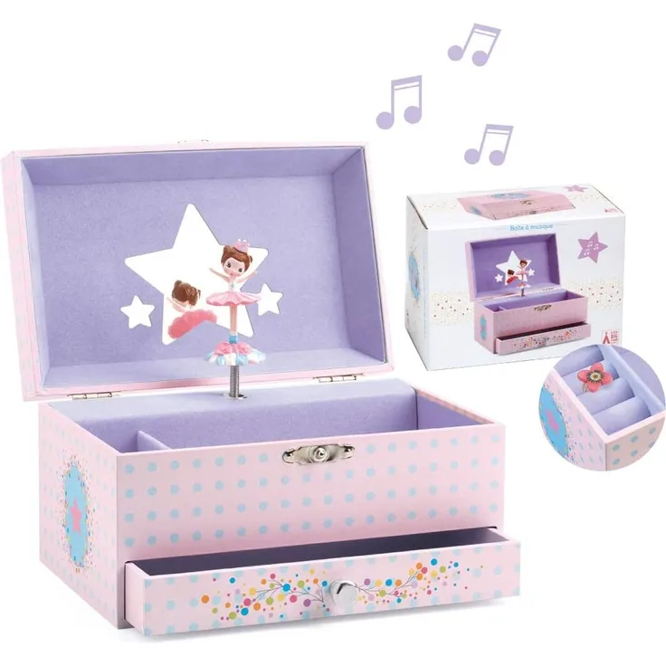 DJECO Musik Schmuckkästchen: Ballerinas Melodie