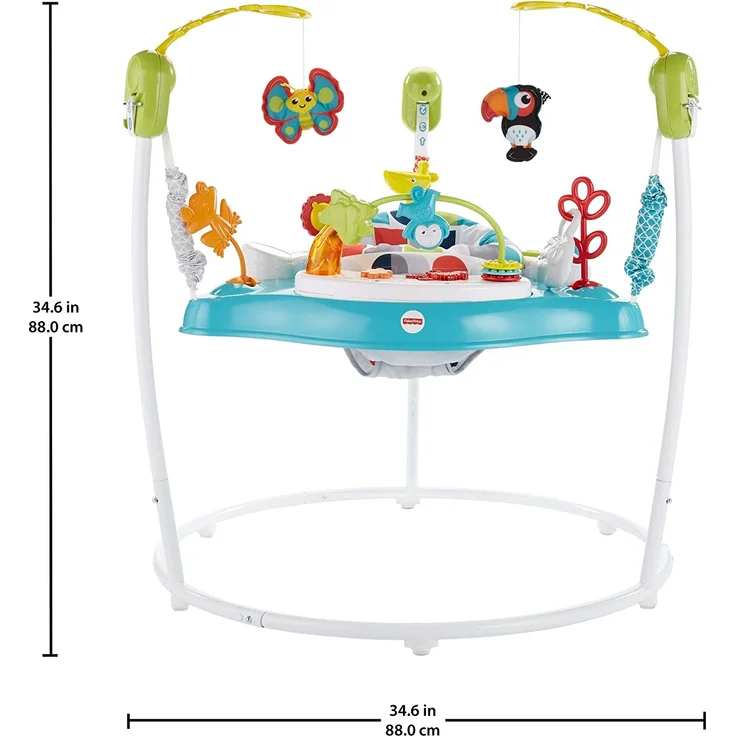 Mattel GWD42 Fisher-Price Tierfreunde Jumperoo, Activity-Center mit Sitz, Baby-Hopser - Preisvergleich – Bild 5