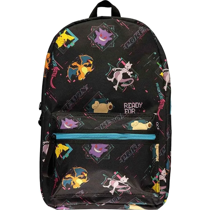 Pokémon - AOP Backpack Black Neu Top