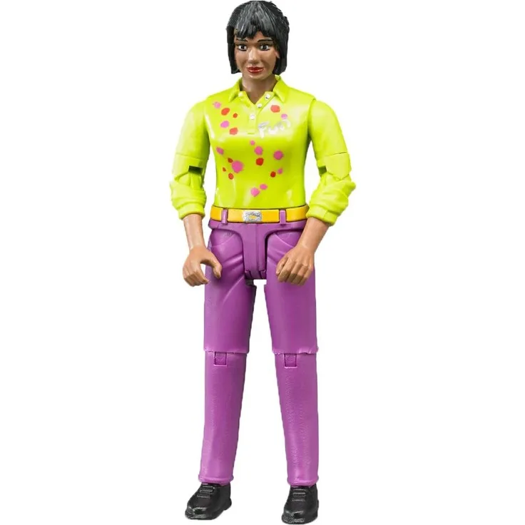 Bruder - Frau mit mittlerem Hauttyp und lila Hose