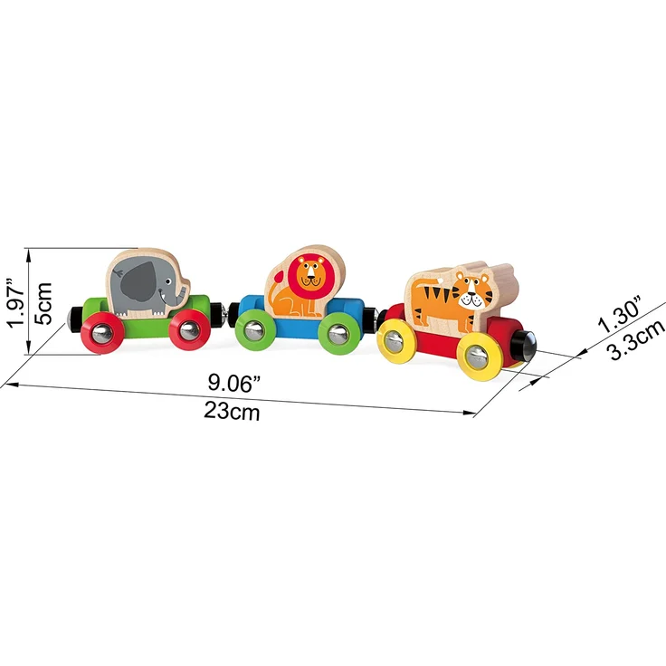 Hape E3807 Railway Spielzeug-Dschungelzug – Bild 6