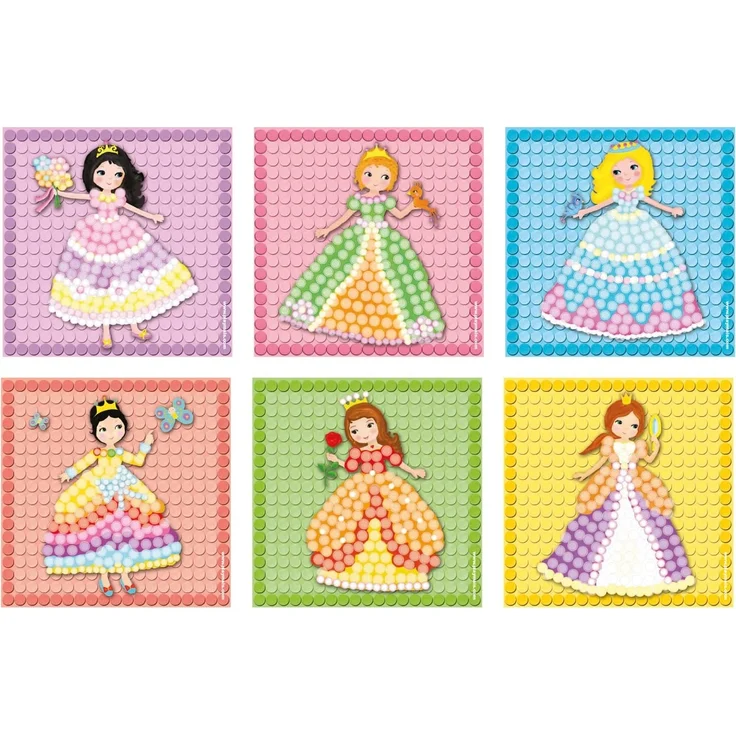 PlayMais MOSAIC Dream Princess Kreativ-Set zum Basteln für Mädchen ab 3 Jahren | Über 2.300 PlayMais & 6 Mosaik Klebebilder Prinzessinnen | Fördert Kreativität & Feinmotorik | Natürliches Spielzeug – Bild 5