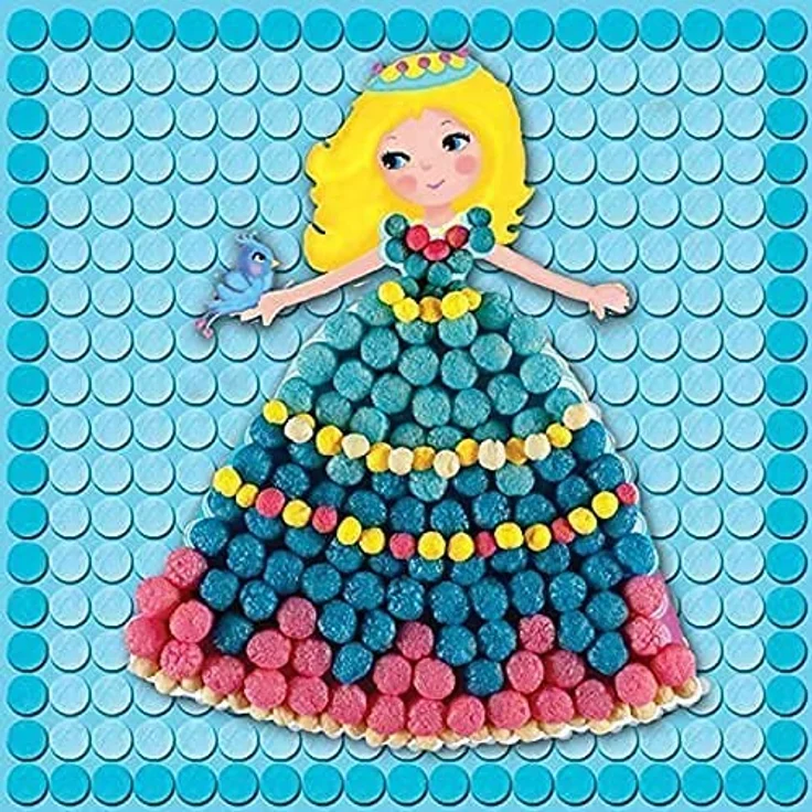 PlayMais MOSAIC Dream Princess Kreativ-Set zum Basteln für Mädchen ab 3 Jahren | Über 2.300 PlayMais & 6 Mosaik Klebebilder Prinzessinnen | Fördert Kreativität & Feinmotorik | Natürliches Spielzeug – Bild 3