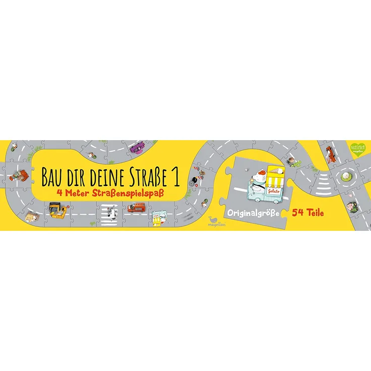 Bau dir deine Straße - 4 Meter Straßenspielspaß, Kinderspiel