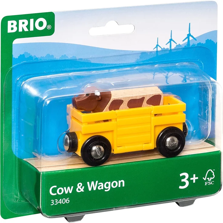 BRIO Bahn - Tierwagen mit Kuh – Bild 3