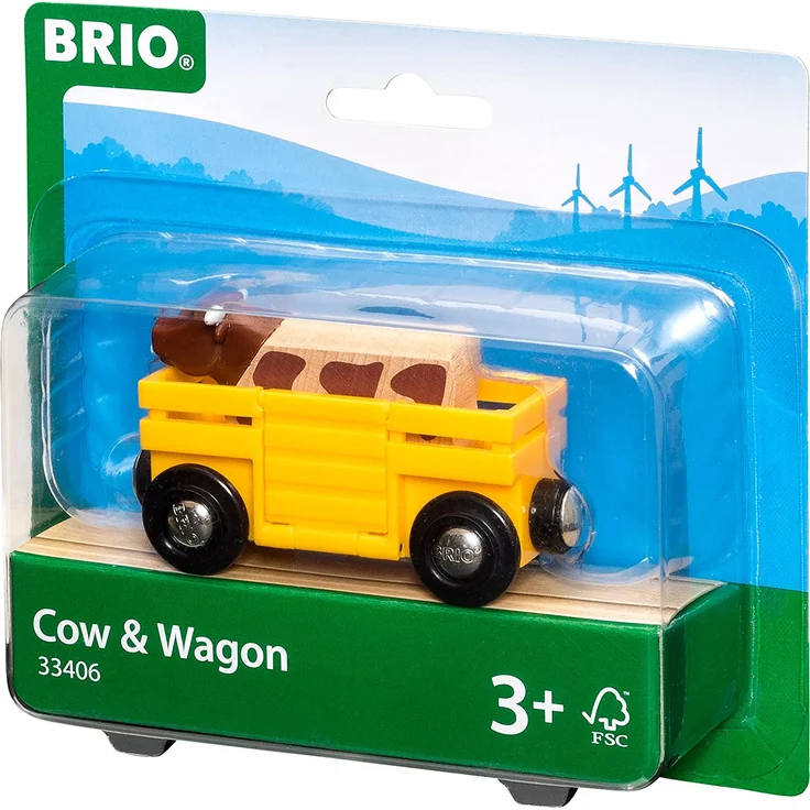 BRIO Bahn - Tierwagen mit Kuh – Bild 2