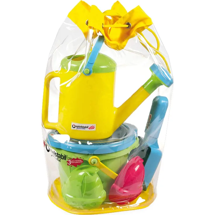 spielstabil Set Fashion 6-teilig im Matchsack Eimer grün