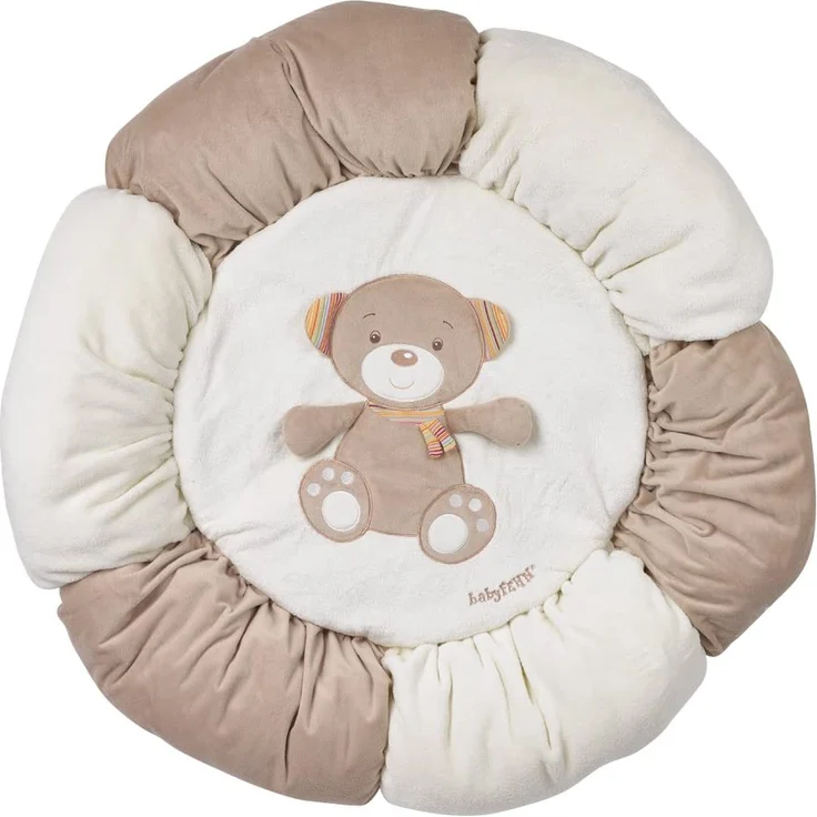 Fehn 160963 3-D-Activity-Nest Rainbow / Besonders weicher Spielbogen mit 5 abnehmbaren Spielzeugen für Babys Spiel & Spaß von Geburt an / Maße: Ø85cm – Bild 7