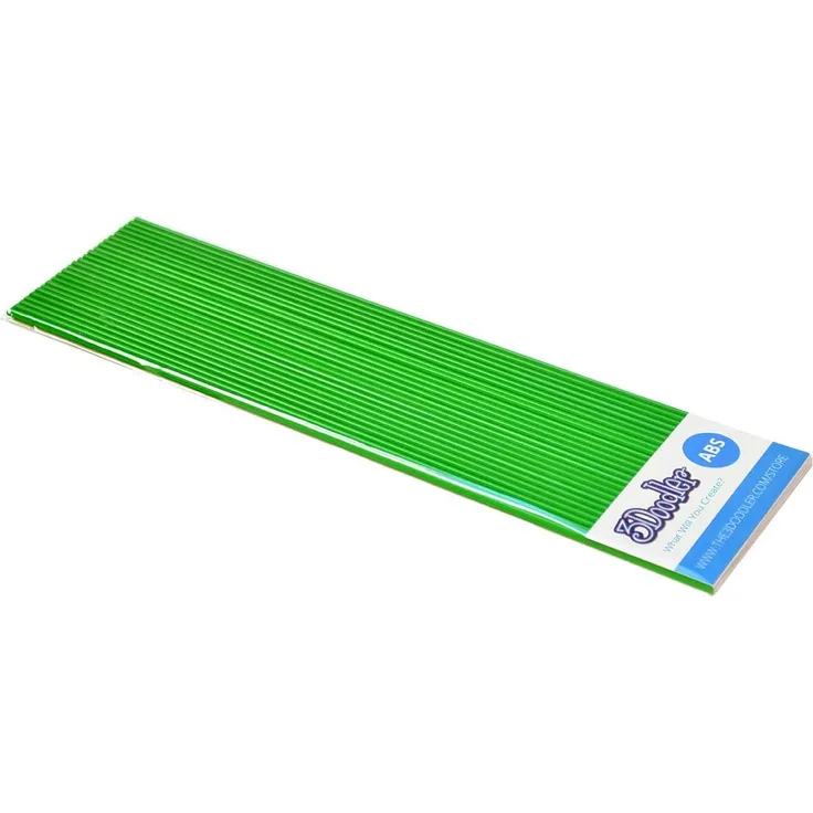 3 Doodler 62233 - Nachfüllstäbe für 3D-Stift 25 Stück aus ABS, grün