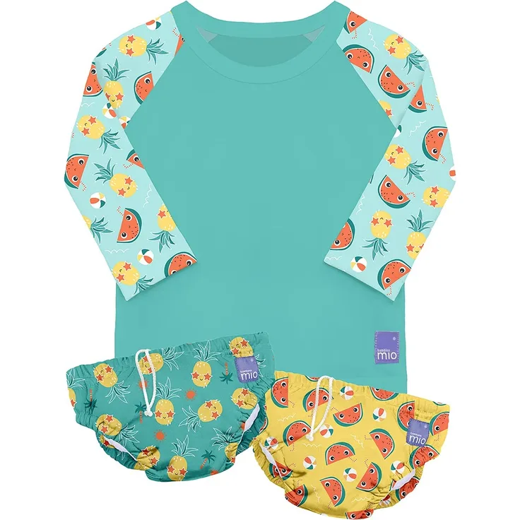 Bambino Mio, Schwimm Set, Schwimmshirt und Schwimmwindel Kombi