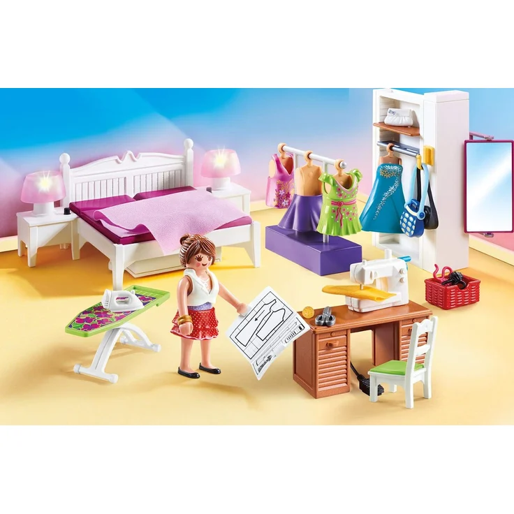 PLAYMOBIL 70208 - Dollhouse - Schlafzimmer mit Nähecke – Bild 2