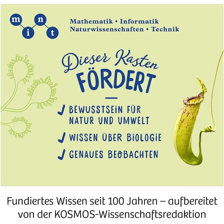 KOSMOS 632137 Fleischfressende Pflanzen, Insektenfresser selbst anpflanzen, Komplett-Set Anzucht-Station, Samen, Erde, Pipette, Experimentierkasten für Kinder ab 8 Jahren zu Garten, Biologie, Natur – Bild 7