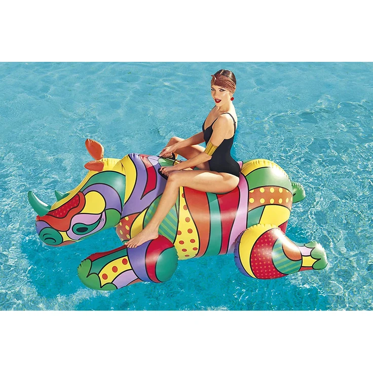 Bestway Schwimmtier „POP Rhino“ 201 x 102 cm – Bild 2