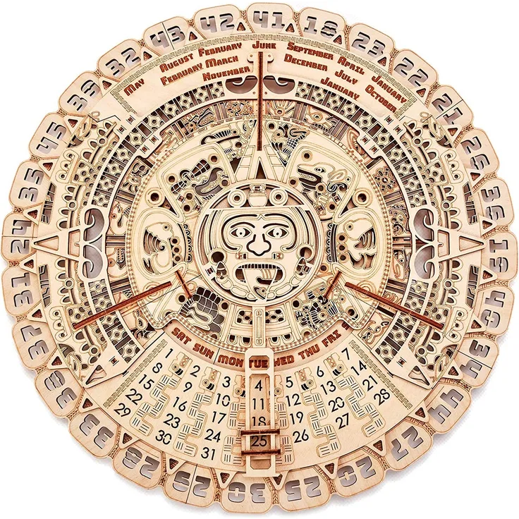 Holzbausatz Maya-Kalender