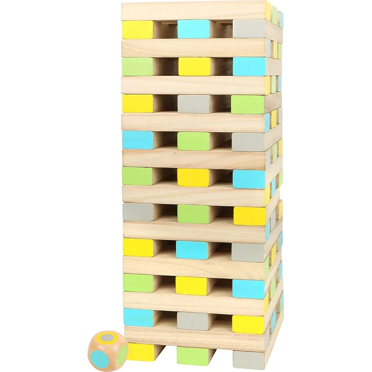 small foot 12027 Wackelturm XXL 'Active' aus FSC® 100%-zertifiziertem Holz, Outdoor-Familienspiel, ab 3 Jahren – Bild 1