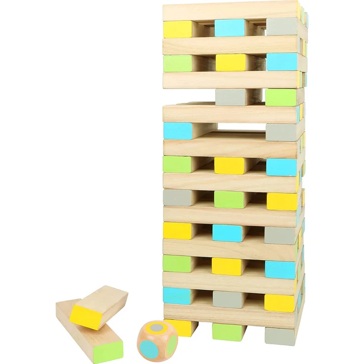 small foot 12027 Wackelturm XXL 'Active' aus FSC® 100%-zertifiziertem Holz, Outdoor-Familienspiel, ab 3 Jahren – Bild 4
