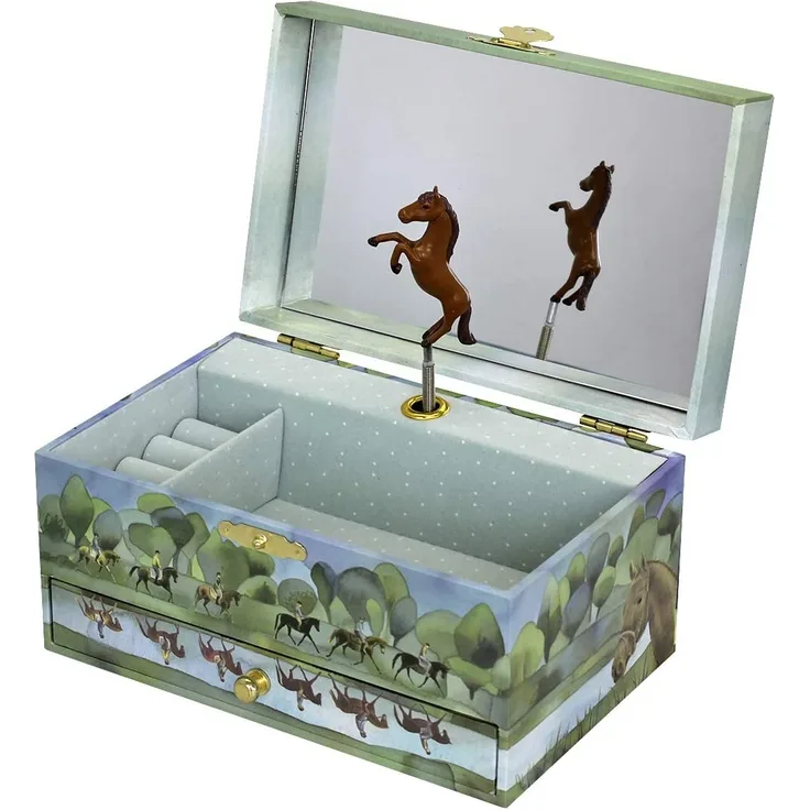 Schmuck Spieldose Pferd "Normandie"