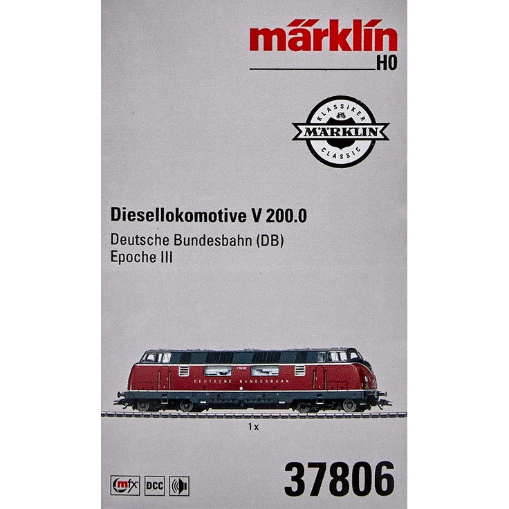 Märklin 37806 - Diesellokomotive Baureihe V 200.0, DB, Spur H0 – Bild 3