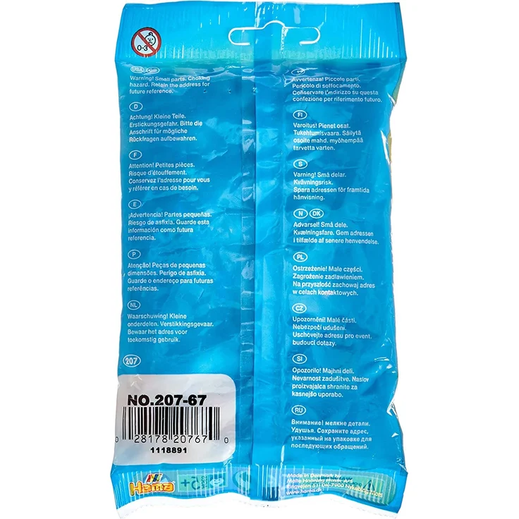 Hama Perlen Vollton Farben gemischt Beutel 1000er – Bild 2