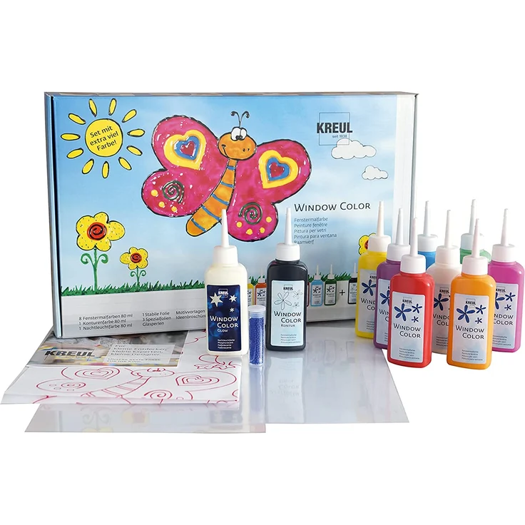 Kreul Window Color Set mit extra viel Farbe Set – Bild 6