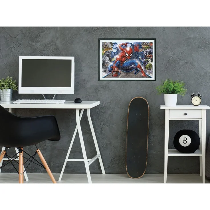 Clementoni 27116 Spiderman-Supercolor Puzzle, 104 Teile, für Kinder ab 6 Jahre, Mehrfarben – Bild 5