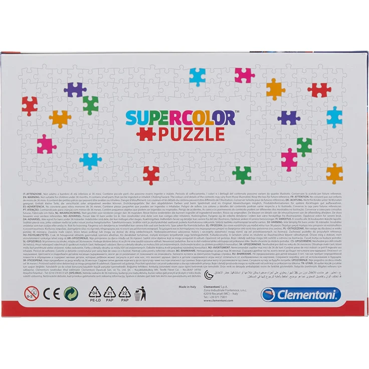 Clementoni 27116 Spiderman-Supercolor Puzzle, 104 Teile, für Kinder ab 6 Jahre, Mehrfarben – Bild 2