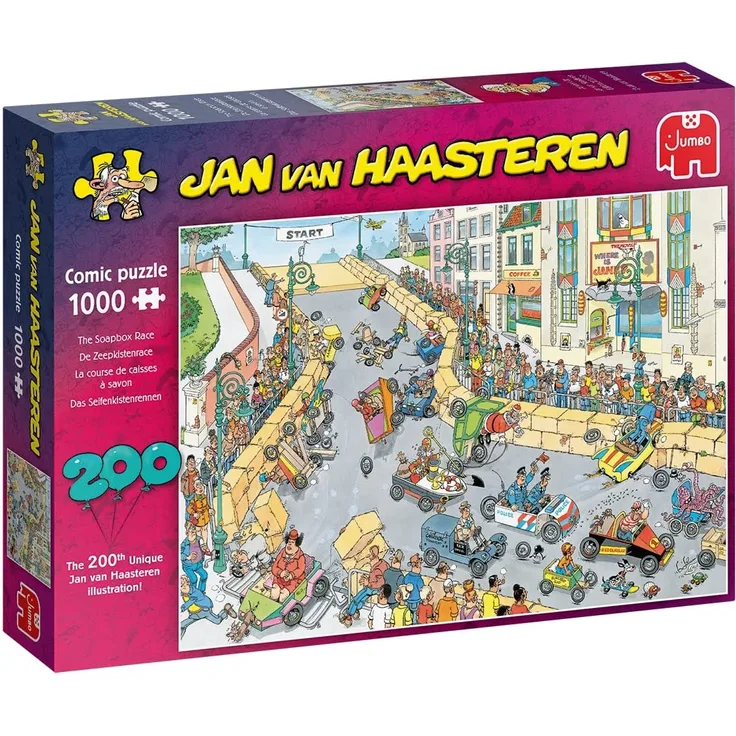 Jan van Haasteren Seifenkistenrennen 1000 Teile - Puzzle für Erwachsene 1000 Stück(e) Comics 12 Jahr(e)