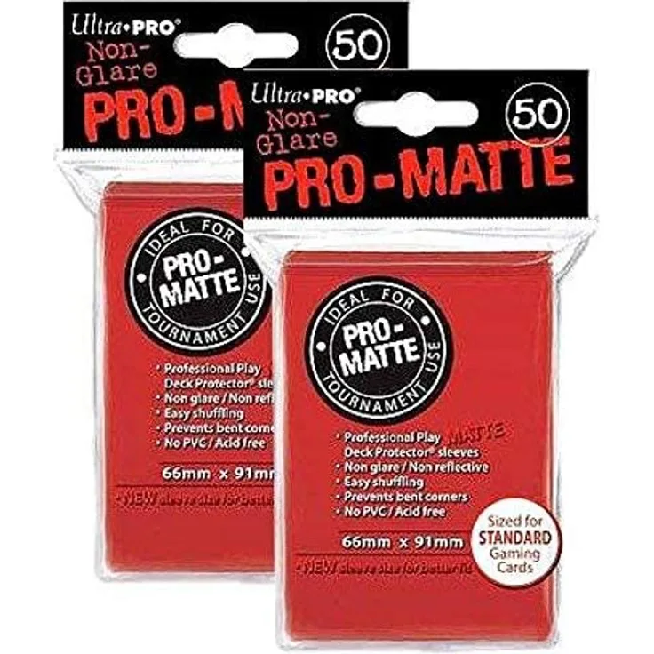 Ultra Pro 82650 - Sleeves Pro-Matte Red (50)