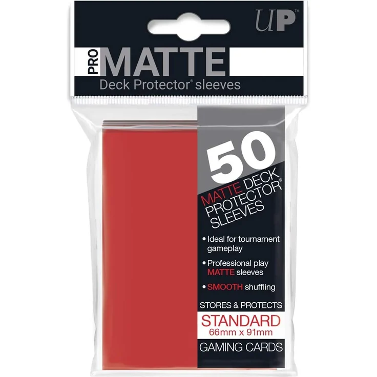Ultra Pro 82650 - Sleeves Pro-Matte Red (50) – Bild 2