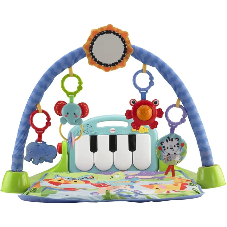 Fisher-Price HBB73 - Spielspaß Piano-Gym Spieldecke mit Spielzeug, Babyspielzeug für Kleinkinder ab der Geburt – Bild 5