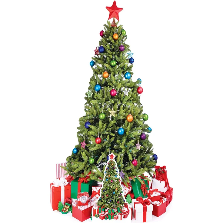 Weihnachtsbaum Pappaufsteller (Stand Up) - Christmas Tree (190 cm) – Bild 1