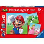 Ravensburger Puzzle 3 x 49 Teile Super Mario