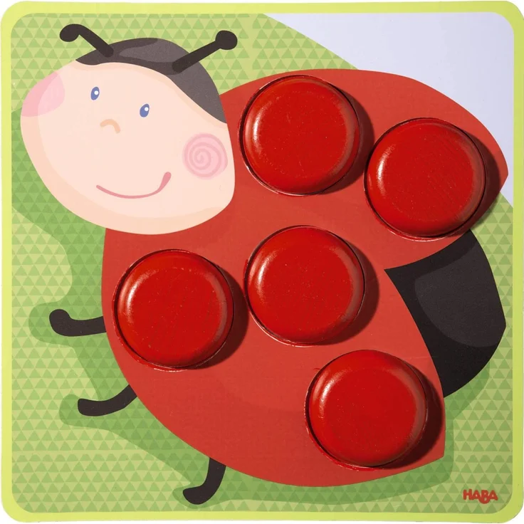 Haba 301059 - Zuordnungsspiel Kunterbunte Tierwelt, lustiges Motorikspielzeug ab 18 Monaten zum Farbenlernen, mit niedlichen Tiermotiven – Bild 5