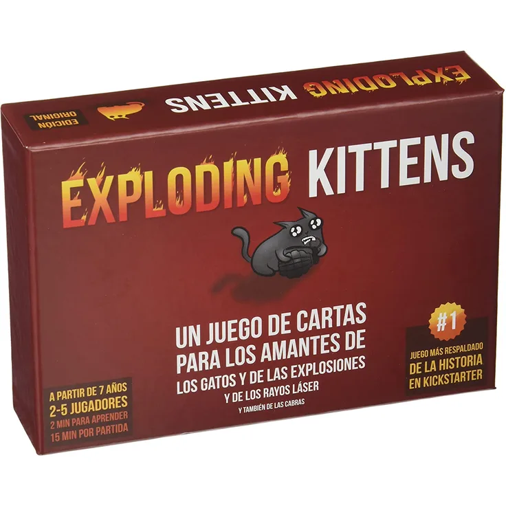 Asmodee Exploding Kittens – Kartenspiel (ekek0001), Spanisch