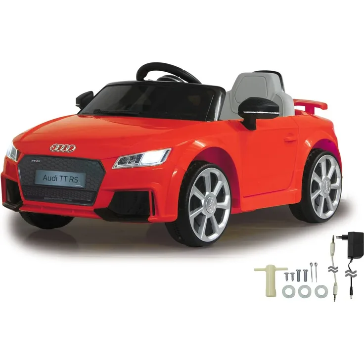 Jamara 460277 Ride-on Audi TT RS 12V-Softanlauf, 2-Gang, Fahrzeug, Rot