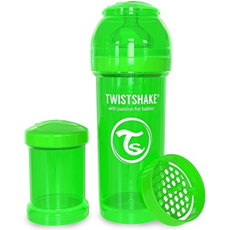 Twistshake 78010 Anti-Colic Babyflasche, 260 ml/9 oz, grün – Bild 3