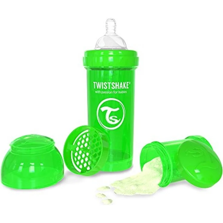 Twistshake 78010 Anti-Colic Babyflasche, 260 ml/9 oz, grün – Bild 4