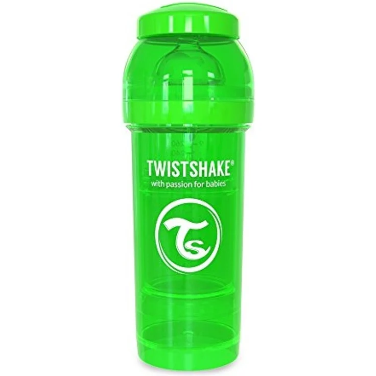 Twistshake 78010 Anti-Colic Babyflasche, 260 ml/9 oz, grün – Bild 2