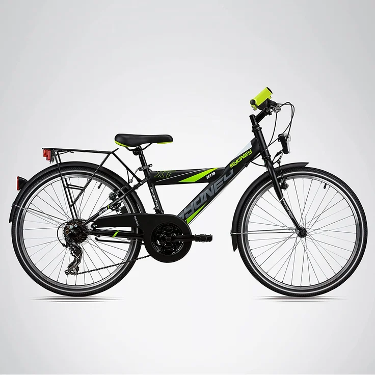 Bergsteiger Jugendfahrrad Sydney, 18 Gang Shimano Tourney RD-TY300 Schaltwerk, Kettenschaltung - Preisvergleich – Bild 3