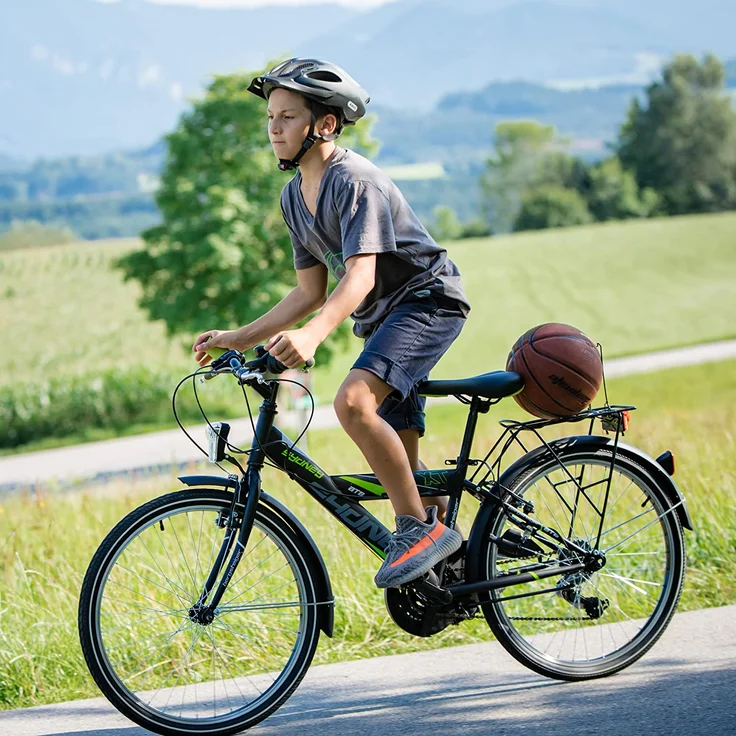 Bergsteiger Jugendfahrrad Sydney, 18 Gang Shimano Tourney RD-TY300 Schaltwerk, Kettenschaltung - Preisvergleich – Bild 5