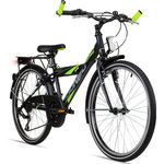 Bergsteiger Jugendfahrrad Sydney, 18 Gang Shimano Tourney RD-TY300 Schaltwerk, Kettenschaltung - Preisvergleich